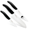 Picture of Revolution 3 Piece Ceramic Knife Set - 6" Chef's, 5" Micro Serrated Tomato and 3" Paring 